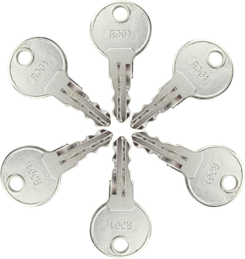 gradora R001 RV Key Camper Keys Compatible with RV Baggage Door RV Compartment Door 230012 (Pack of 6) - Image 2